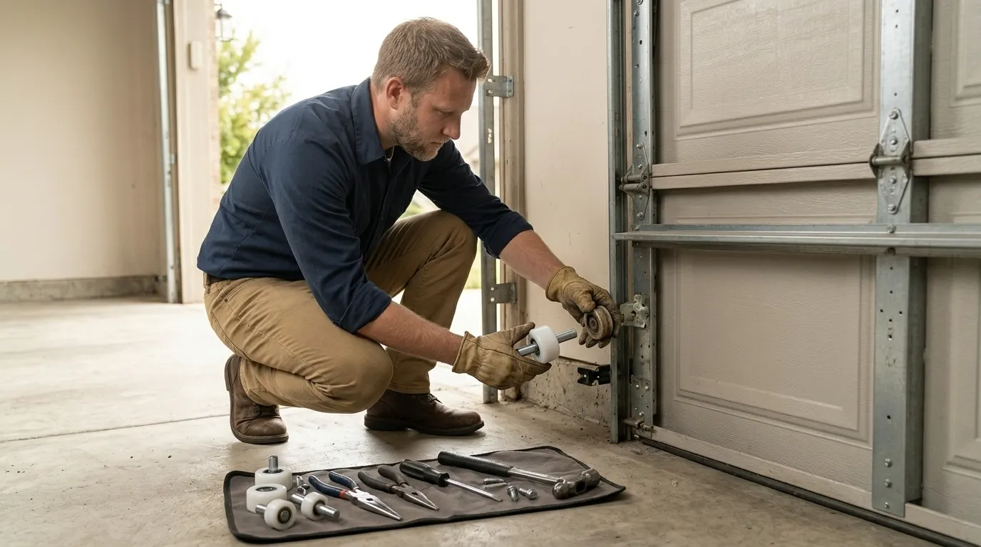 Garage door work by Go Houston Garage Door in Houston, TX
