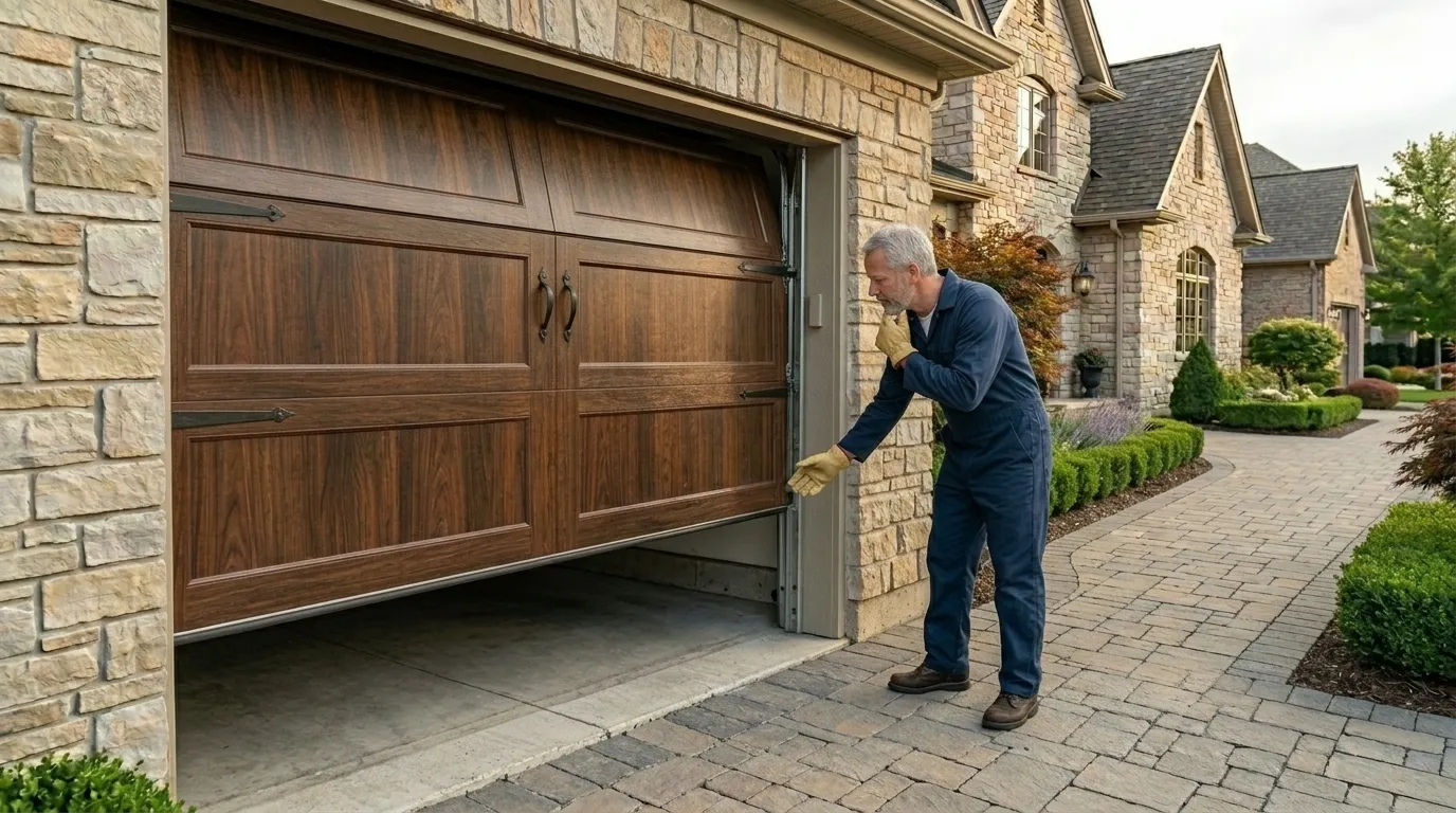 Garage Door Work in Northwest Houston